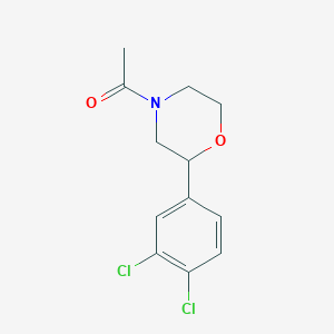 1-[2-(3,4-Dichlorophenyl)morpholin-4-yl]ethanone