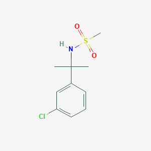 N-[2-(3-chlorophenyl)propan-2-yl]methanesulfonamide