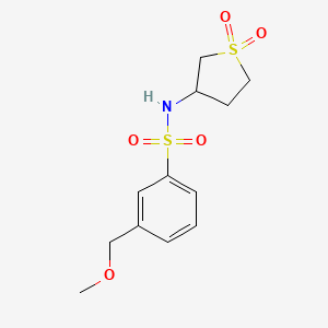 N-(1,1-dioxothiolan-3-yl)-3-(methoxymethyl)benzenesulfonamide