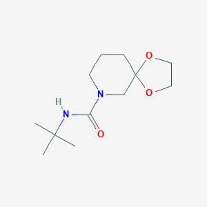 N-tert-butyl-1,4-dioxa-9-azaspiro[4.5]decane-9-carboxamide