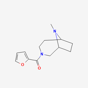 Furan-2-yl-(9-methyl-3,9-diazabicyclo[4.2.1]nonan-3-yl)methanone