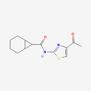 N-(4-acetyl-1,3-thiazol-2-yl)bicyclo[4.1.0]heptane-7-carboxamide