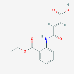 (2Z)-3-{[2-(ethoxycarbonyl)phenyl]carbamoyl}prop-2-enoic acid