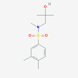 N-(2-hydroxy-2-methylpropyl)-N,3,4-trimethylbenzenesulfonamide