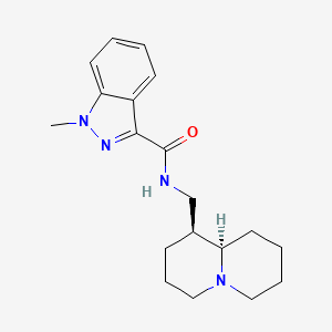 N-[[(1S,9aR)-2,3,4,6,7,8,9,9a-octahydro-1H-quinolizin-1-yl]methyl]-1-methylindazole-3-carboxamide