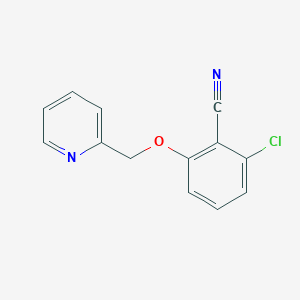 2-Chloro-6-(pyridin-2-ylmethoxy)benzonitrile