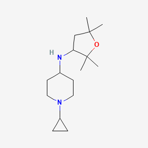 1-cyclopropyl-N-(2,2,5,5-tetramethyloxolan-3-yl)piperidin-4-amine