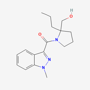 [2-(hydroxymethyl)-2-propyl-1-pyrrolidinyl](1-methyl-1H-indazol-3-yl)methanone