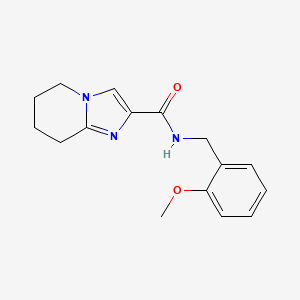 N-(2-methoxybenzyl)-5,6,7,8-tetrahydroimidazo[1,2-a]pyridine-2-carboxamide