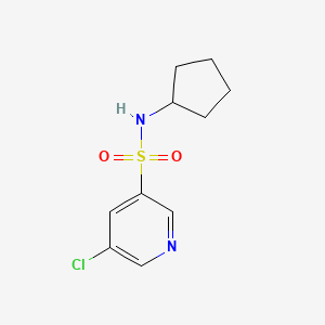 5-chloro-N-cyclopentylpyridine-3-sulfonamide