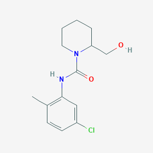 N-(5-chloro-2-methylphenyl)-2-(hydroxymethyl)piperidine-1-carboxamide