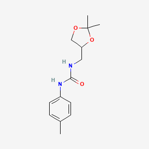 1-[(2,2-Dimethyl-1,3-dioxolan-4-yl)methyl]-3-(4-methylphenyl)urea