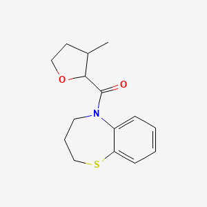 3,4-dihydro-2H-1,5-benzothiazepin-5-yl-(3-methyloxolan-2-yl)methanone