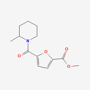 Methyl 5-(2-methylpiperidine-1-carbonyl)furan-2-carboxylate