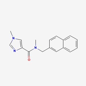 N,1-dimethyl-N-(naphthalen-2-ylmethyl)imidazole-4-carboxamide