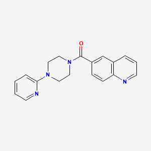 [4-(Pyridin-2-yl)piperazin-1-yl](quinolin-6-yl)methanone