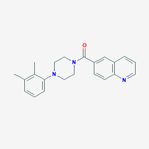 [4-(2,3-Dimethylphenyl)piperazin-1-yl](quinolin-6-yl)methanone