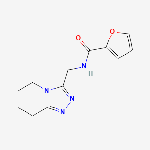 N-(5,6,7,8-tetrahydro-[1,2,4]triazolo[4,3-a]pyridin-3-ylmethyl)furan-2-carboxamide