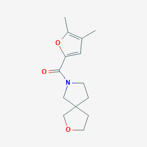 (4,5-Dimethylfuran-2-yl)-(2-oxa-7-azaspiro[4.4]nonan-7-yl)methanone