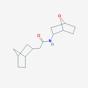 2-(2-bicyclo[2.2.1]heptanyl)-N-(7-oxabicyclo[2.2.1]heptan-2-yl)acetamide