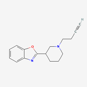 2-(1-But-3-ynylpiperidin-3-yl)-1,3-benzoxazole