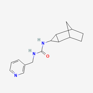 1-(Pyridin-3-ylmethyl)-3-(3-tricyclo[3.2.1.02,4]octanyl)urea