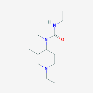 3-Ethyl-1-(1-ethyl-3-methylpiperidin-4-yl)-1-methylurea