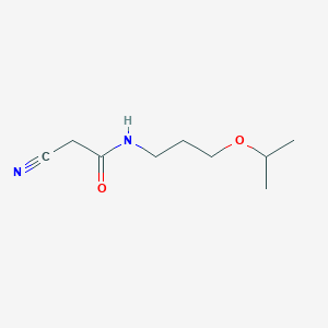 molecular formula C9H16N2O2 B076082 2-氰基-N-(3-异丙氧基丙基)乙酰胺 CAS No. 15029-49-9