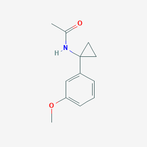 N-[1-(3-methoxyphenyl)cyclopropyl]acetamide