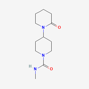 N-methyl-4-(2-oxopiperidin-1-yl)piperidine-1-carboxamide