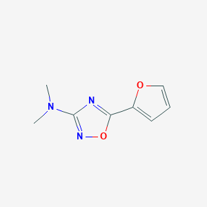 5-(furan-2-yl)-N,N-dimethyl-1,2,4-oxadiazol-3-amine