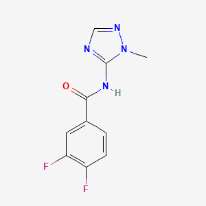 3,4-difluoro-N-(2-methyl-1,2,4-triazol-3-yl)benzamide