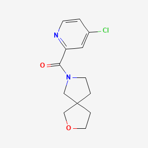 (4-Chloropyridin-2-yl)-(2-oxa-7-azaspiro[4.4]nonan-7-yl)methanone