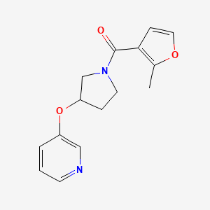 (2-Methylfuran-3-yl)-(3-pyridin-3-yloxypyrrolidin-1-yl)methanone