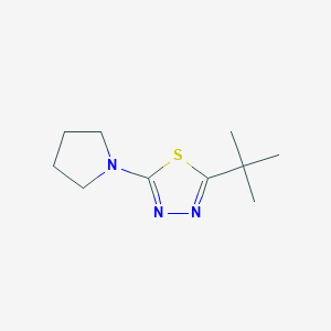 2-Tert-butyl-5-pyrrolidin-1-yl-1,3,4-thiadiazole