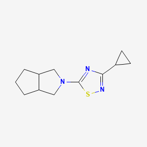 5-(3,3a,4,5,6,6a-hexahydro-1H-cyclopenta[c]pyrrol-2-yl)-3-cyclopropyl-1,2,4-thiadiazole