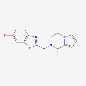 6-fluoro-2-[(1-methyl-3,4-dihydro-1H-pyrrolo[1,2-a]pyrazin-2-yl)methyl]-1,3-benzoxazole