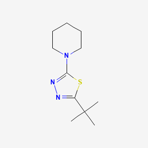 2-Tert-butyl-5-piperidin-1-yl-1,3,4-thiadiazole