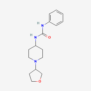 1-[1-(Oxolan-3-yl)piperidin-4-yl]-3-phenylurea