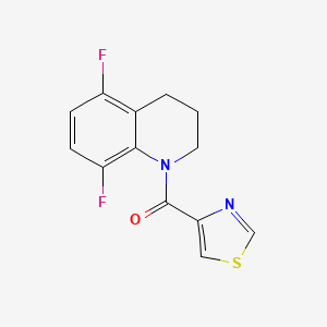 (5,8-difluoro-3,4-dihydro-2H-quinolin-1-yl)-(1,3-thiazol-4-yl)methanone