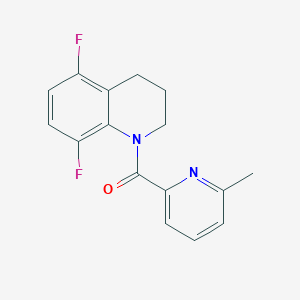 (5,8-difluoro-3,4-dihydro-2H-quinolin-1-yl)-(6-methylpyridin-2-yl)methanone