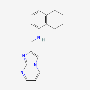 N-(imidazo[1,2-a]pyrimidin-2-ylmethyl)-5,6,7,8-tetrahydronaphthalen-1-amine