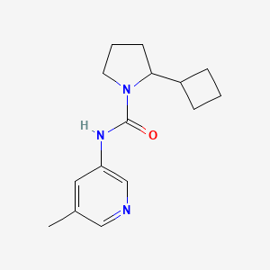 2-cyclobutyl-N-(5-methylpyridin-3-yl)pyrrolidine-1-carboxamide