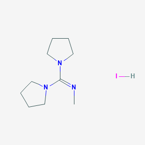 N-methyl-1,1-dipyrrolidin-1-ylmethanimine;hydroiodide