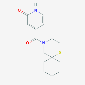 4-(1-thia-4-azaspiro[5.5]undecane-4-carbonyl)-1H-pyridin-2-one