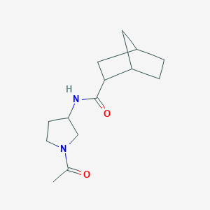 N-(1-acetylpyrrolidin-3-yl)bicyclo[2.2.1]heptane-2-carboxamide