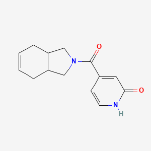 4-(1,3,3a,4,7,7a-hexahydroisoindole-2-carbonyl)-1H-pyridin-2-one