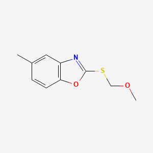 2-(Methoxymethylsulfanyl)-5-methyl-1,3-benzoxazole