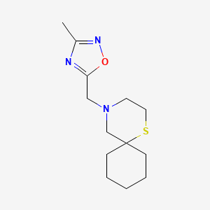 3-Methyl-5-(1-thia-4-azaspiro[5.5]undecan-4-ylmethyl)-1,2,4-oxadiazole