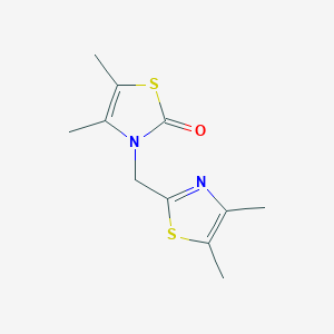 3-[(4,5-Dimethyl-1,3-thiazol-2-yl)methyl]-4,5-dimethyl-1,3-thiazol-2-one